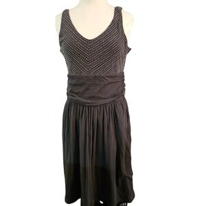 Synergy Organic Women's Rice Stitch‎ Moxie Dress Phantom Size L NWT
